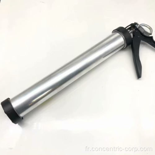 Pistolet de calfeutrage en aluminium de saucisse pour mastic de silicone